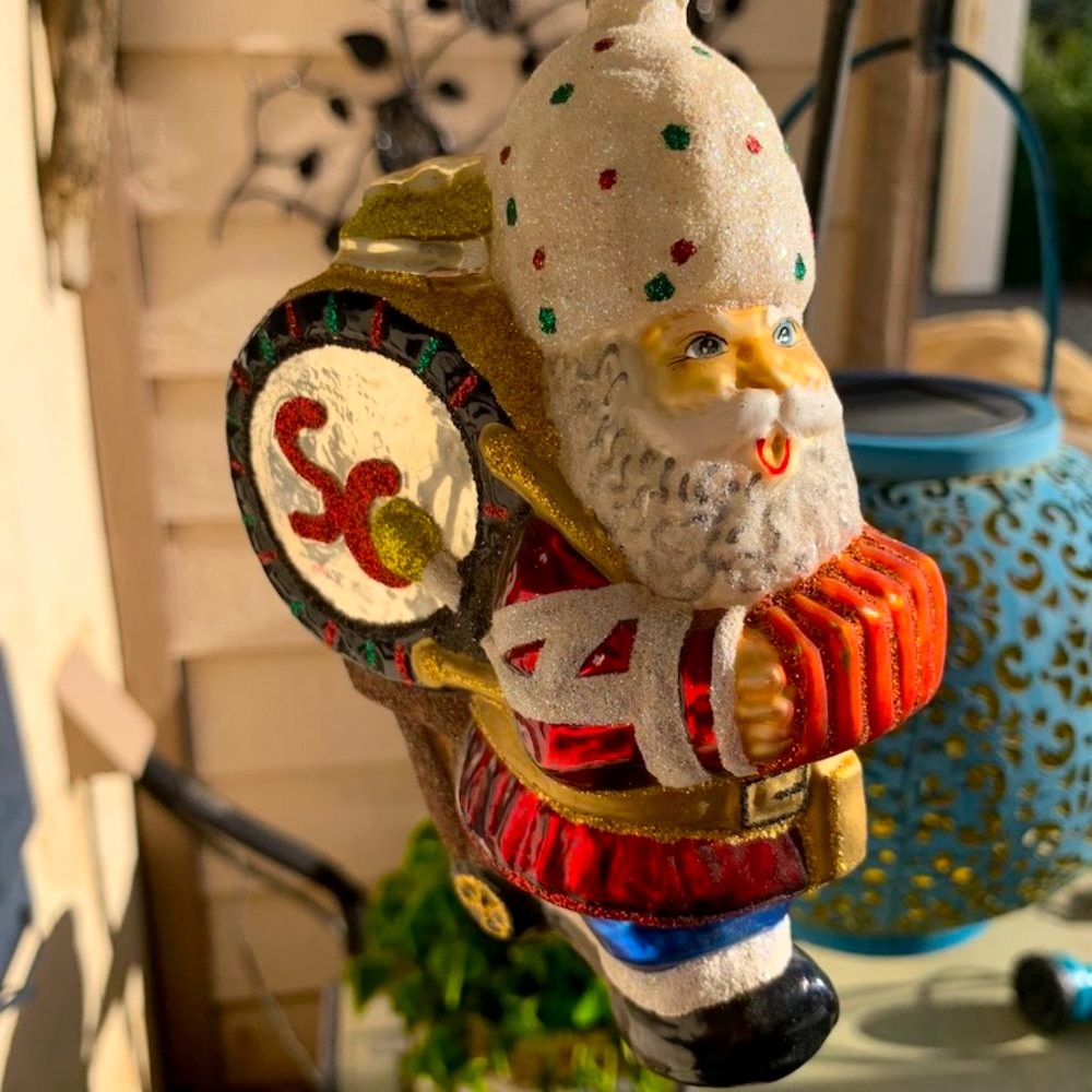 Inge Glas musical Santa one man band